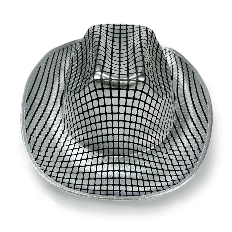 

Мужская Ковбойская шапка MALCIKLO, клетчатая шапка с широкими полями, Западная шапка для карнавала