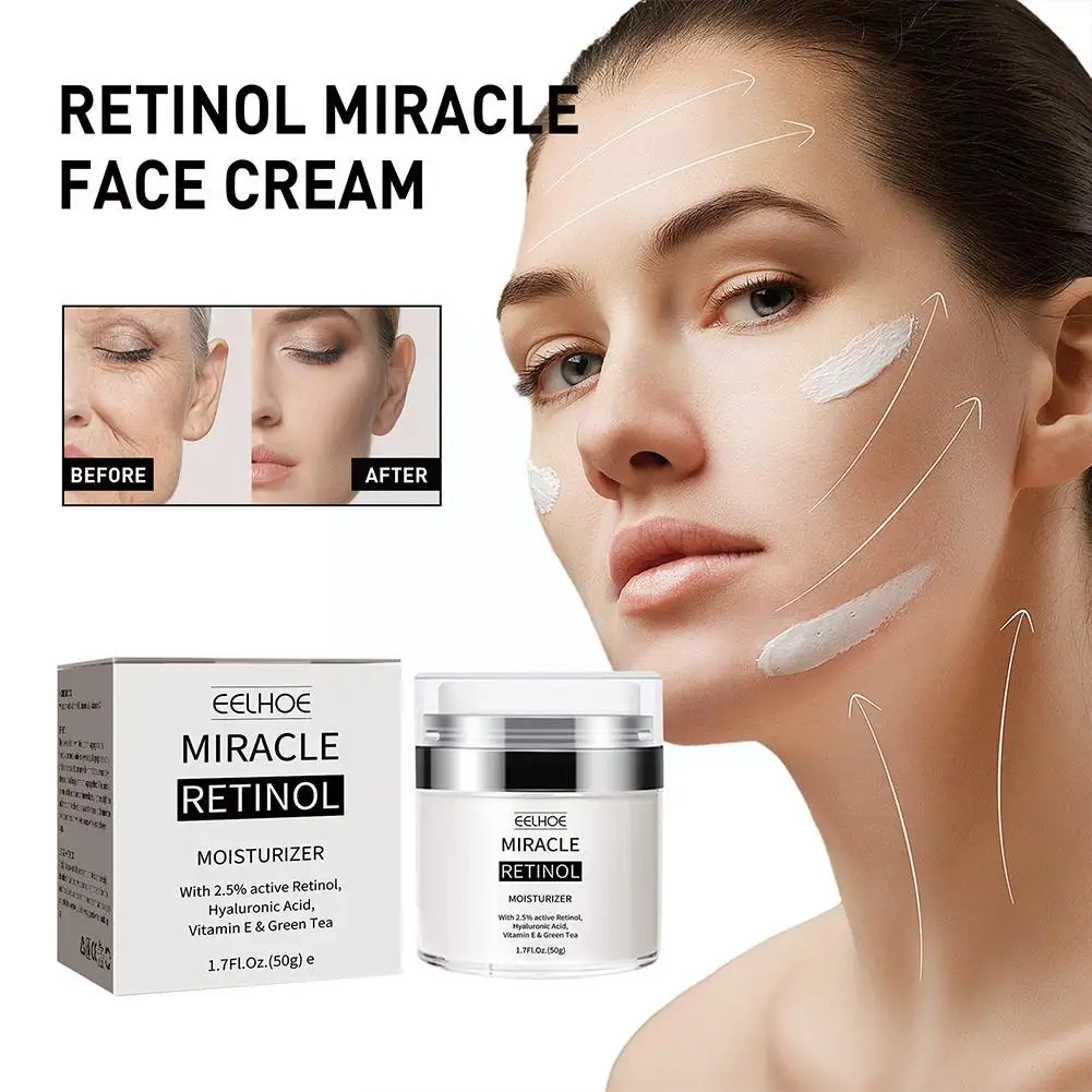 

50g Retinol Anti-Wrinkle Cream Instant Anti Aging Firming Fade Fine Cream Lifting Face Nourish Care Moisturizing Skin Line