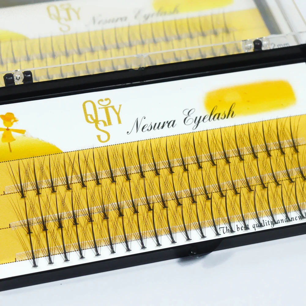 Новинка профессиональный макияж 60 кластеров индивидуальные Кластерные ресницы M