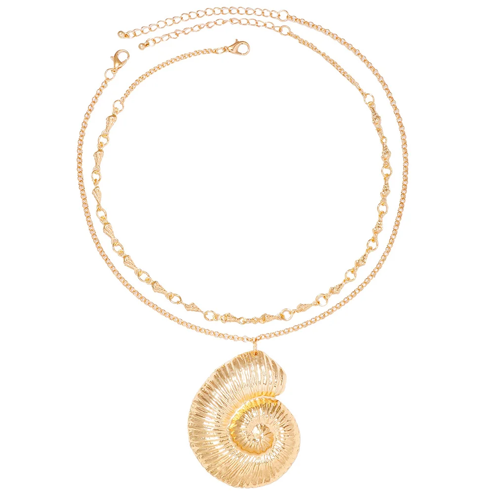 

1 Set of Conch Necklace Gift Necklace Jewelry Gift Conch Pendant Gift Necklace Conch Charm