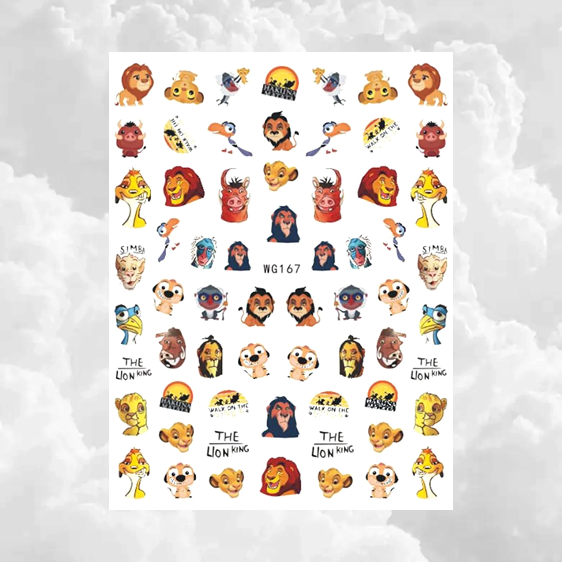 Дисней История игрушек Даффи Лило и Стич слайдер для ногтей 3D наклейки дизайна