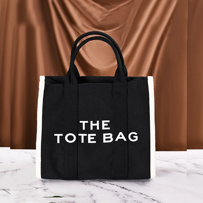 Casual Canvas Large Capacity Tote Bag Women Handbags Designer Letters Shoulder Crossbody Bags Vintage Luxury Big Shopper Bag