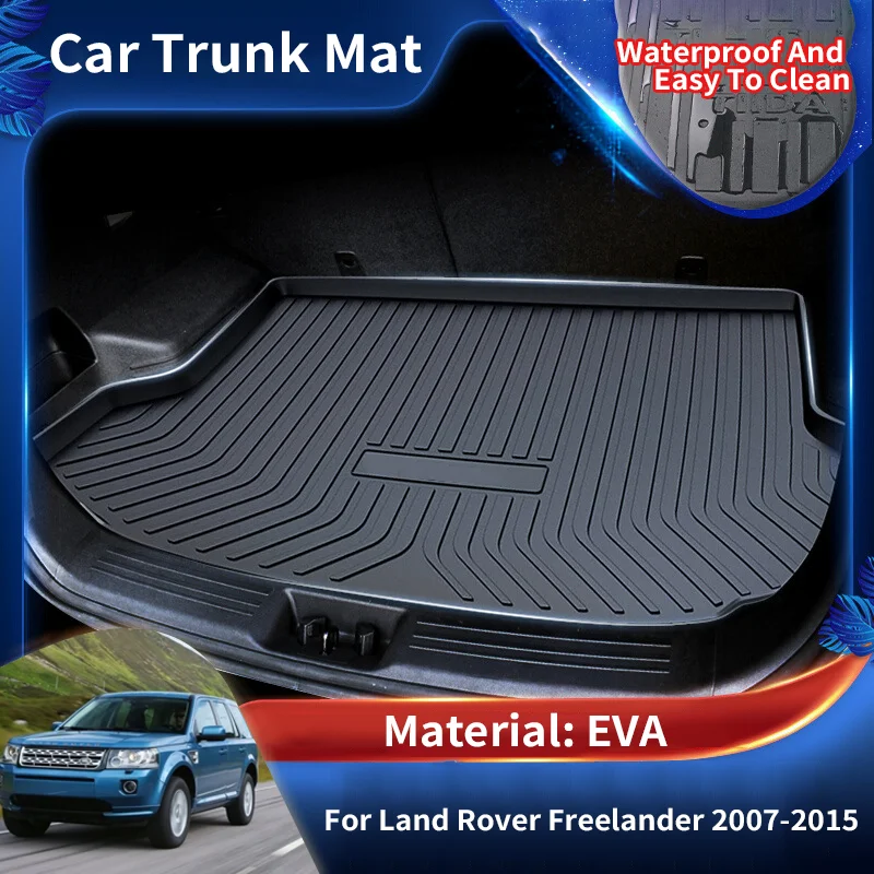 

for Land Rover Freelander LR2 L359 2007~2015 Boot Liner Cargo Rear Trunk Mats Luggage Floor Tray Waterproof Carpet Accessories