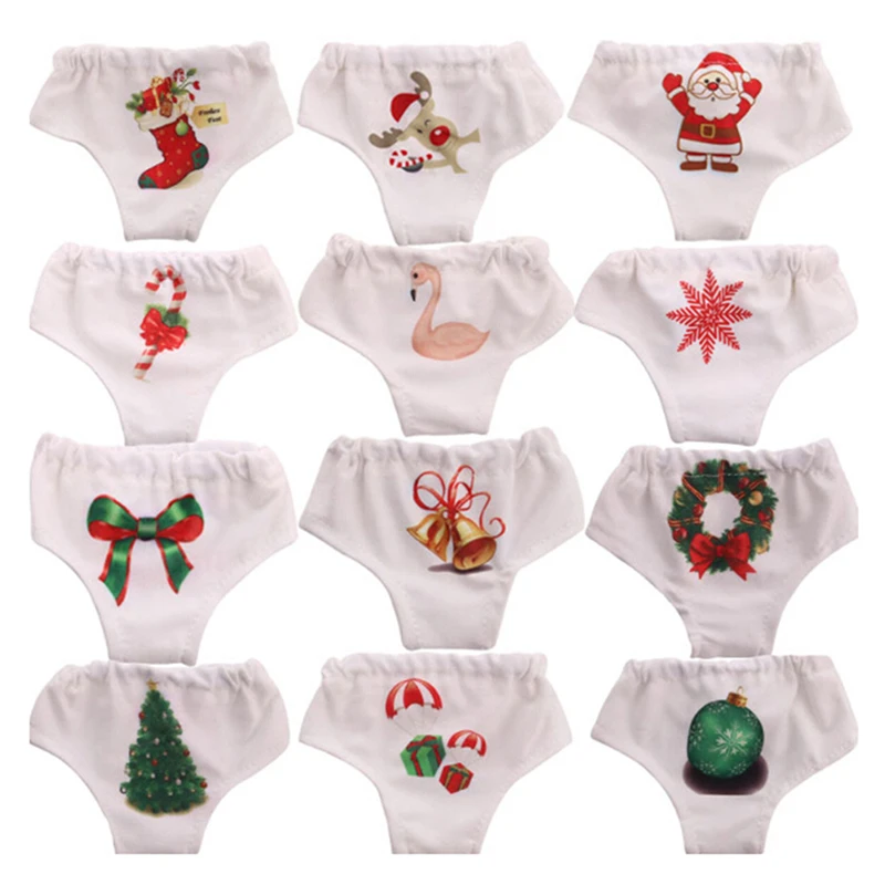 

Lovely Pattern Doll Underpants Fit for Baby Doll 43cm Baby Doll Best Toys For Children Doll Accessories