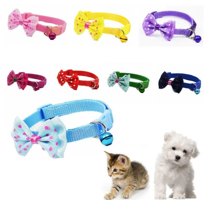 

Bowtie Design Cat Dog collar