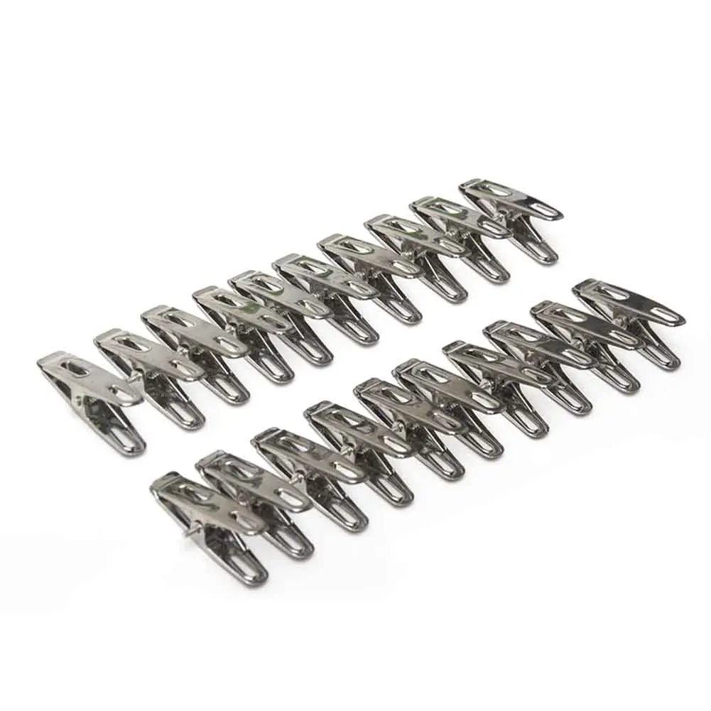 

4,8*1,2*1,9 см мини-зажимы из нержавеющей стали, колышки для одежды, подвесные шпильки, зажимы, ветрозащитные зажимы