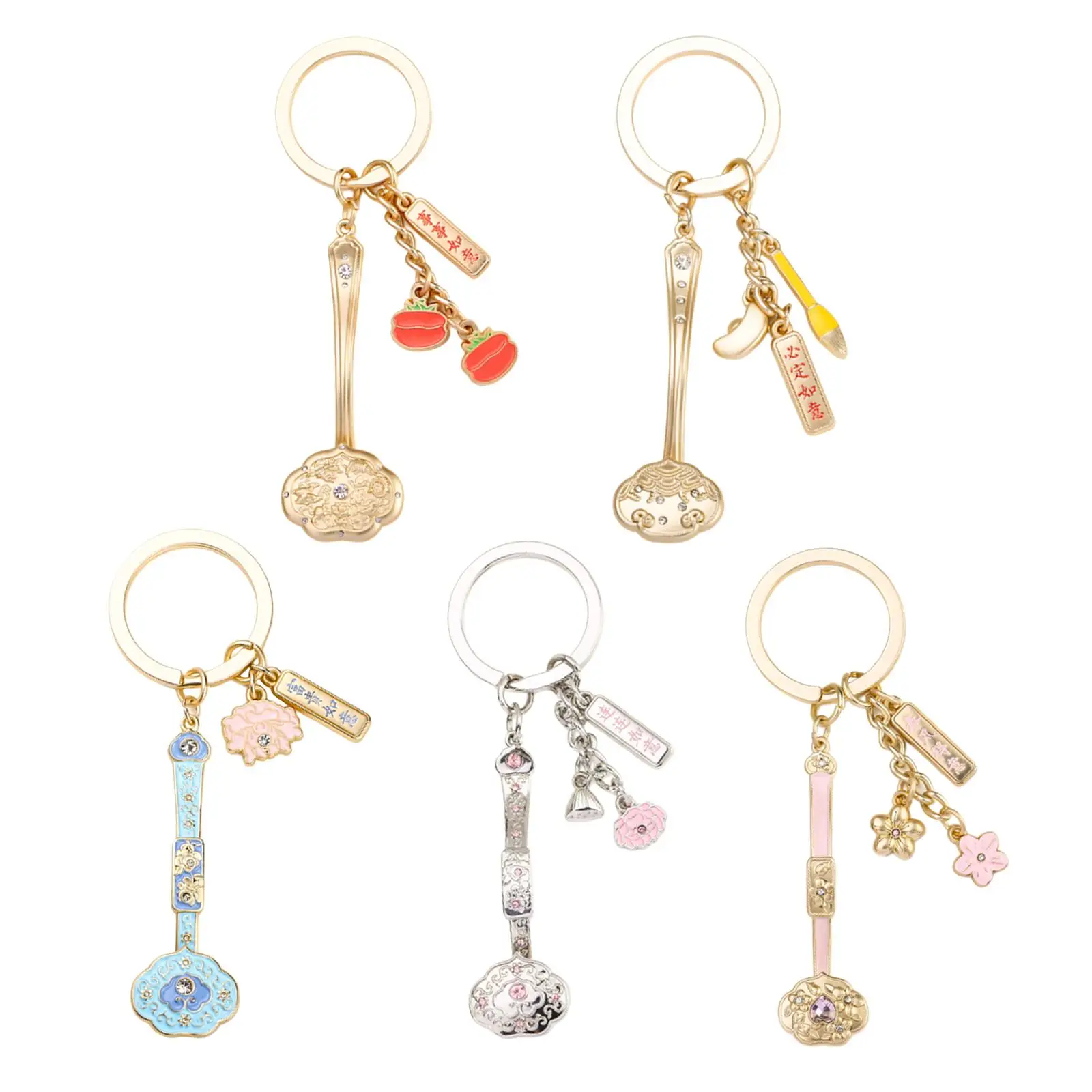 

Keychain Bag Decoration Pendant Key Chain Ornaments Fashion Lucky Sign Key Tag Fob Key Cultural for Women Men Boys Girls Gifts