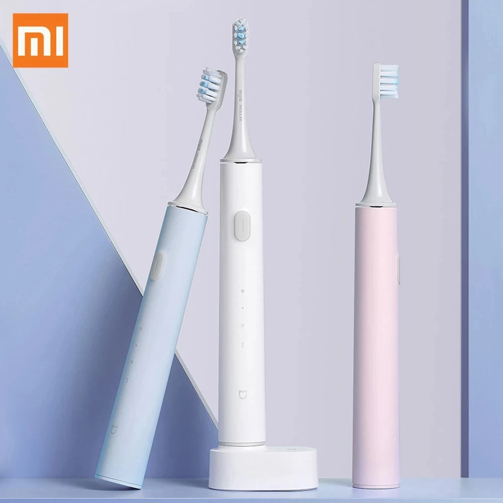 

Оригинальная умная электрическая зубная щетка Xiaomi Mi Mijia T500 DuPont с мягкой щетиной, водонепроницаемость IPX7, беспроводная Индуктивная зарядка