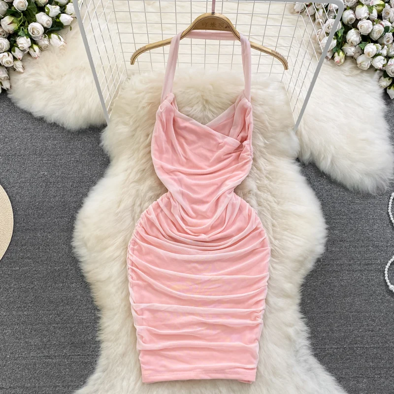 

Женское платье с V-образным вырезом, без рукавов