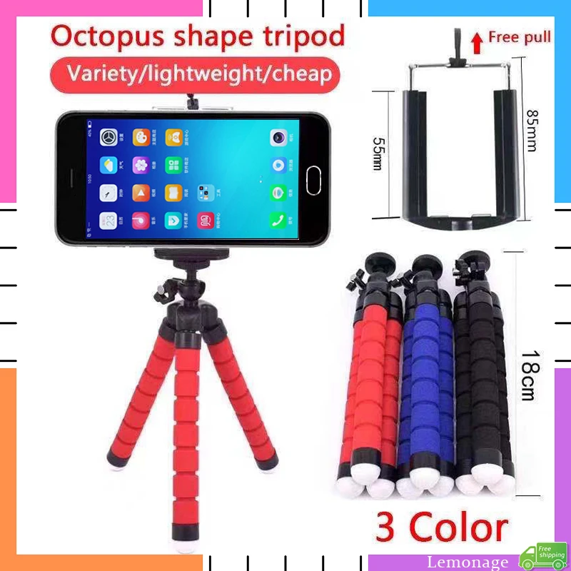 

Универсальный держатель для телефона из губки, с зажимом