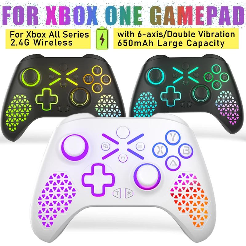 

2.4G Wireless Gamepad For Controle Xbox One Game Controller Joystick For PC/ Android iPhone Smart Phone /Steam Controller