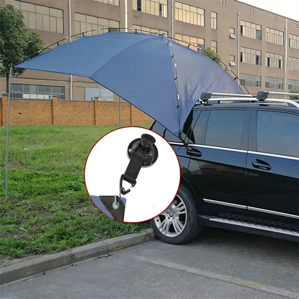 

1/4pcs Heavy Duty Suction Cup Anchor Tie Downs With Hooks Lock Car Awning Camping Tents Securing Hook Universal