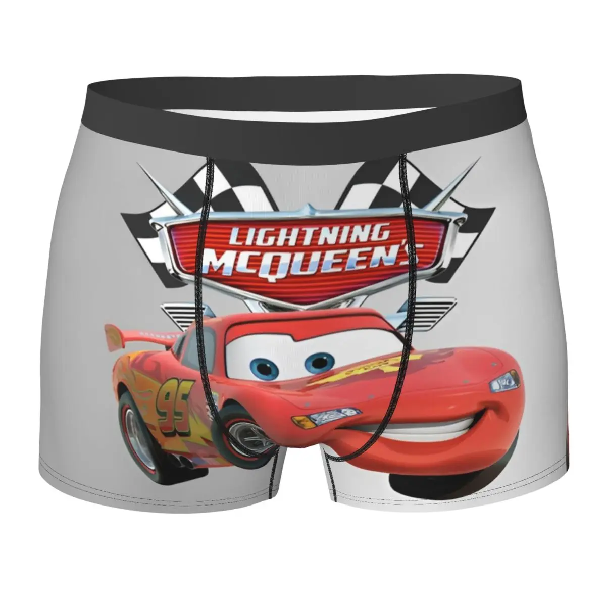 Нижнее белье Lightning Mcqueen Cars мужские трусы на заказ мягкие трендовые трусы-боксеры