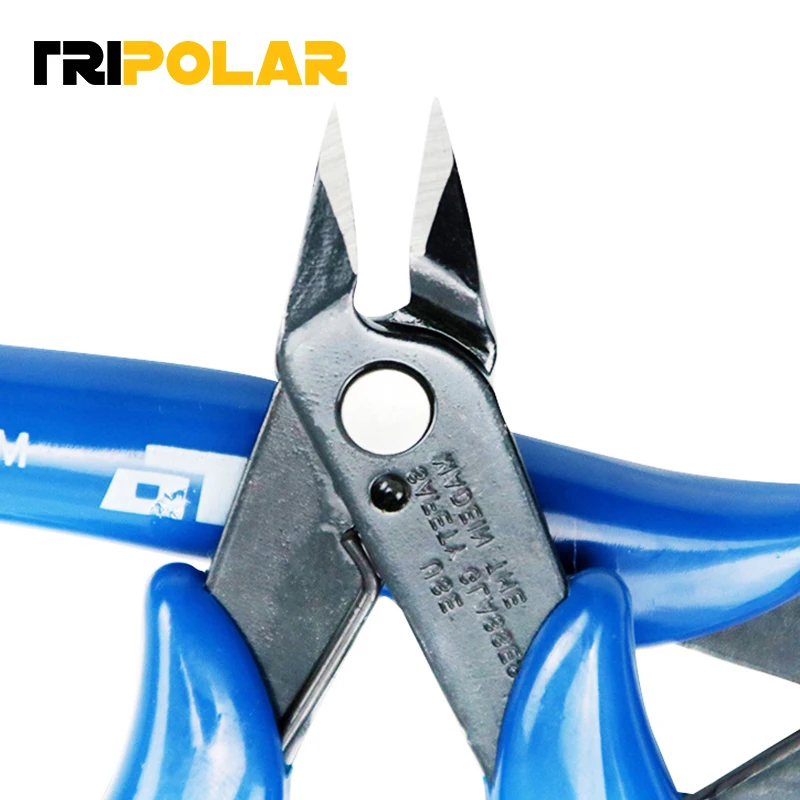 Electrical Wire Cable Cutters Cutting Side Snips Flush Pliers Nipper Anti-slip Rubber Mini Diagonal Pliers Hand Tools
