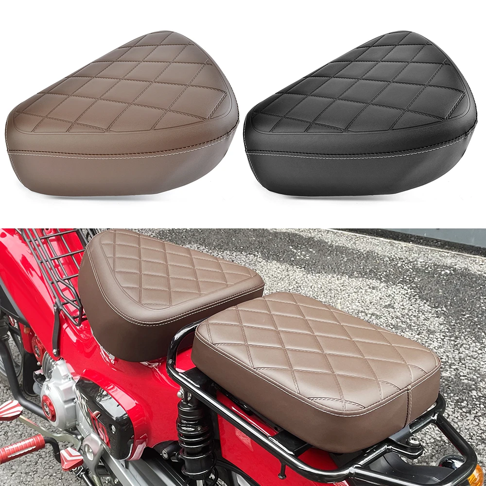 Фото Для Honda Cross Cub 110 CC110 2023: передняя и задняя подушка-накладка на сиденье пассажира, чехол-капот №1