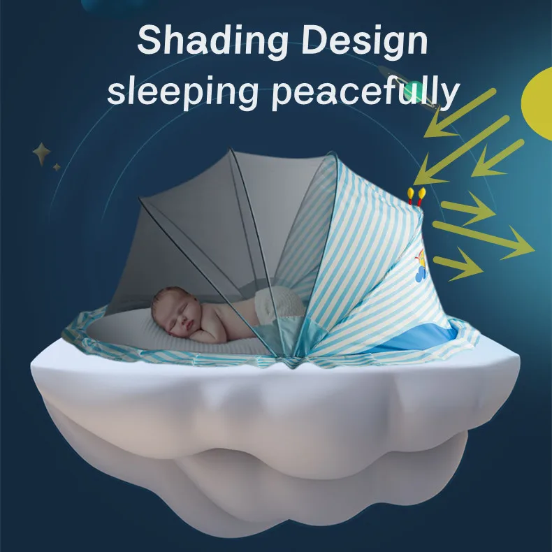 

Переносная складная детская москитная сетка, сетка для кроватки, навес для младенцев, летняя подставка для кровати, москитная сетка для сна,...