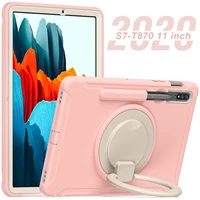 for samsung galaxy tab s7 11 sm t870 t875 tablet pc case tpupc material with stand pen holder for samsung sm t870 11 case