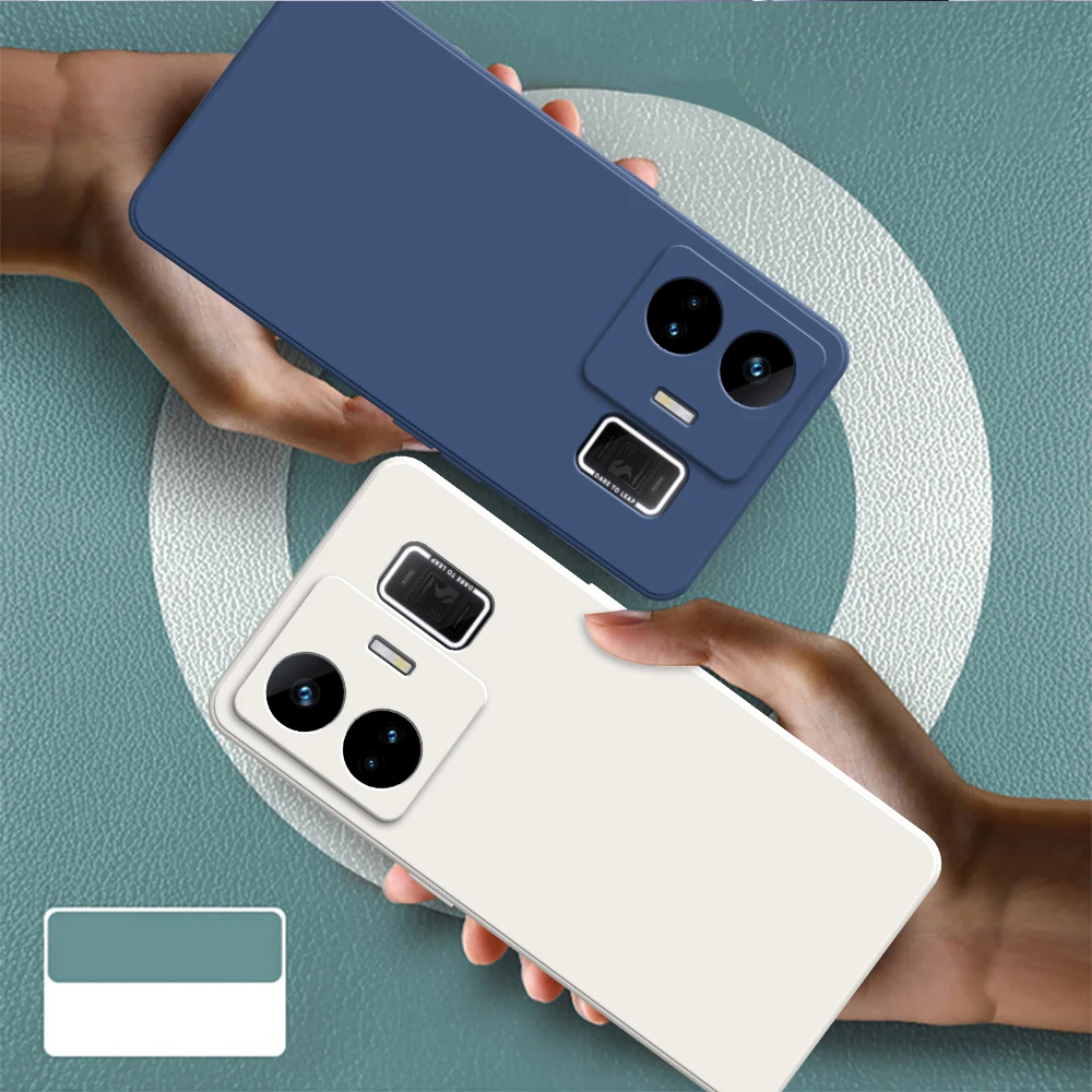 Фото Оригинальный чехол для телефона OPPO Realme GT Neo 5 GT 3 Neo5 GT3 240W 5G 6,74 дюйма, высококачественный жидкий силиконовый чехол с защитой объектива, задняя крышка №1