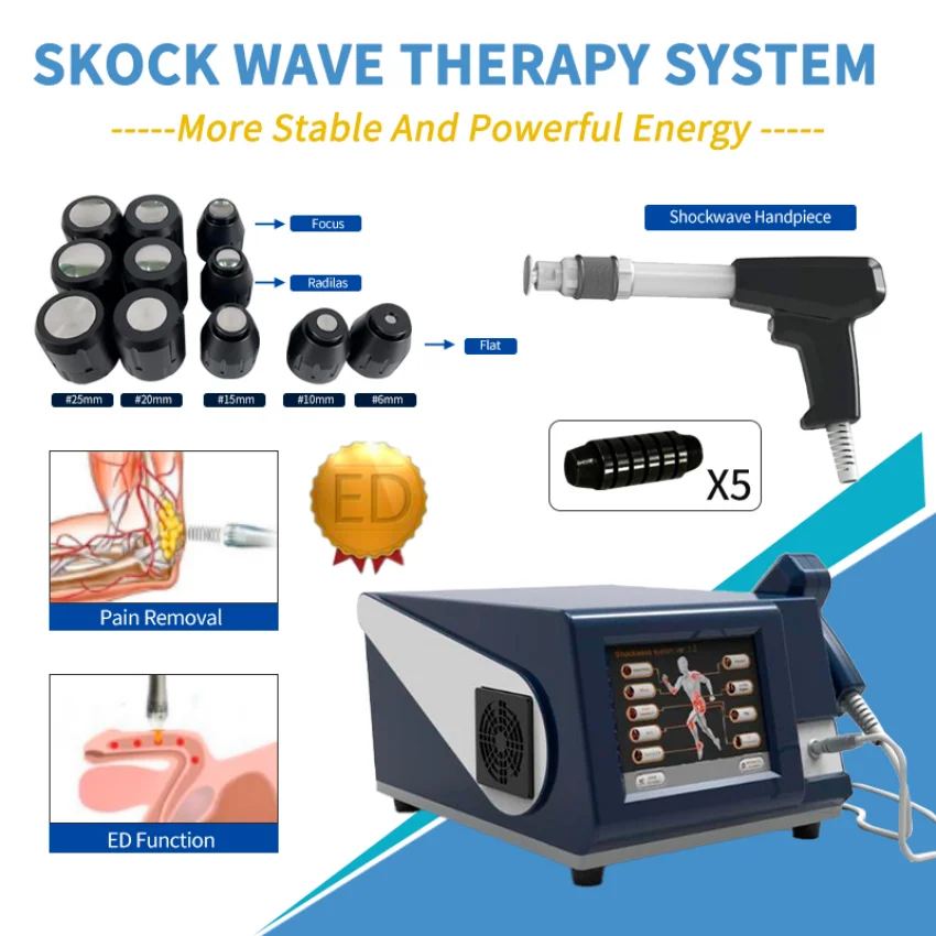 

Portable Smartwave Aesthetic Radial Acoustic Shockwave Therapy Equipment For Treat Pain Low Pneumatically Shockeave Ed