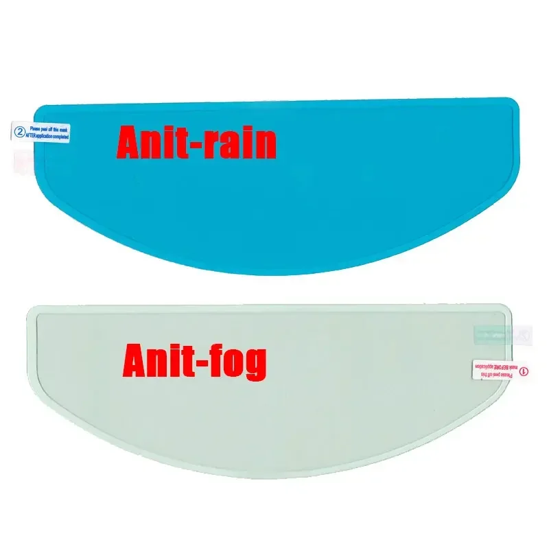 Противотуманная накладная пленка для мотошлема, непромокаемая пленка для линз для мотоциклетного козырька, прозрачная противотуманная пленка, универсальные аксессуары для гонок на мотоциклах