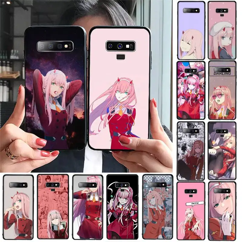 

TOPLBPCS Zero Two Darling in the FranXX Anime Phone Case For Samsung Galaxy S20 S10 Plus S10E S5 S6 S7edge S8 S9 S9Plus
