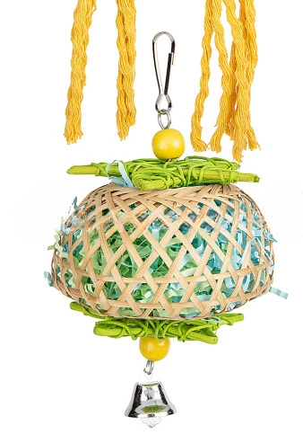 Parrot Chew Toy Pet Plaything Hanging Bird Molar Toys Large Birds Wooden Foraging Natural Cage Biting juguetes para pájaros