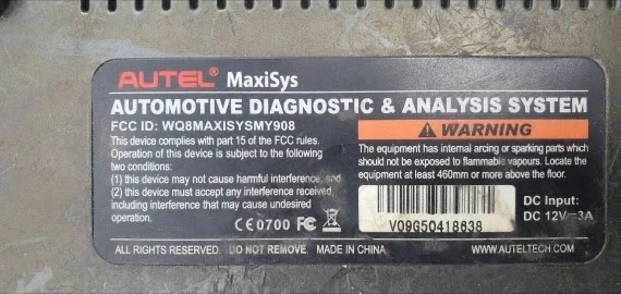 Новый сенсорный Автомобильный сканер для AUTEL MaxiSys FCC ID:WQ8MAXISYSMY908 емкостный сенсорный экран дигитайзер сенсор внешняя стеклянная панель (art.: 3920bef415e92) - 3920bef415e92