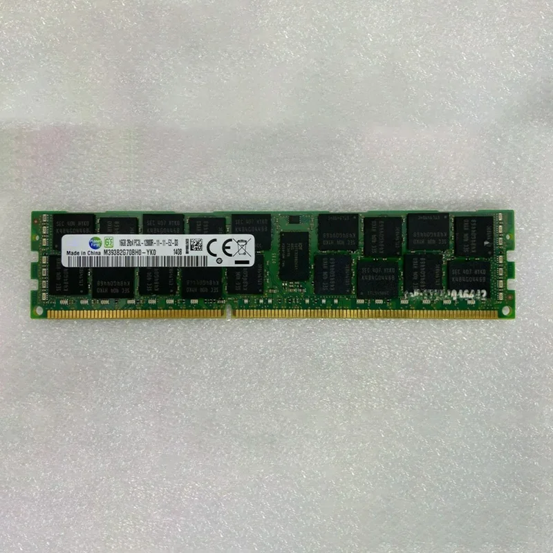 Original For Samsung 16G DDR3 1600 PC3L-12800R Server Memory Stick ECC REG 2RX4 Before Shipment Perfect Test