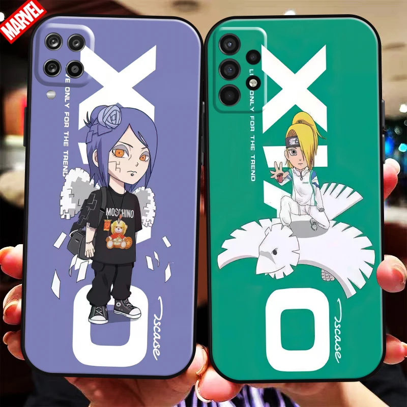 

Fashion Akatsuki Naruto For Samsung Galaxy A11 A12 A21 A21S A22 A30 A31 A32 A42 A51 A52 A70 A71 A72 5G Phone Case Carcasa Coque