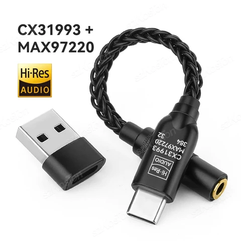 SZKOSTON Адаптер для наушников Type-C