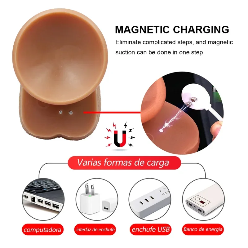 Большой вибратор-дилдо для женщин с подогревом реалистичный пенис