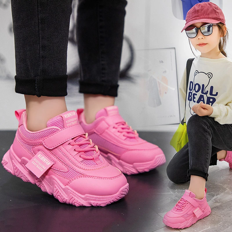 

New Children Sneakers Student Casual Mesh Breathable Single Shoes Flats Baby Toddler Spring Autumn Kids Shoes 02C