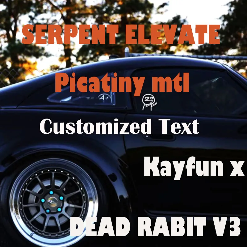 Automotive spare parts car interior supplies stickers for DEAD RABIT V3 ARBITER V2 GEAR GIRL RACER Refit Car Sticker