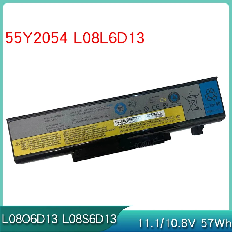 НОВЫЙ 455Y2054 L08L6D13 L08O6D13 L08S6D13 10 8 В 57 Втч аккумулятор для ноутбука Lenovo IdeaPad Y450 Y450A Y450G Y550