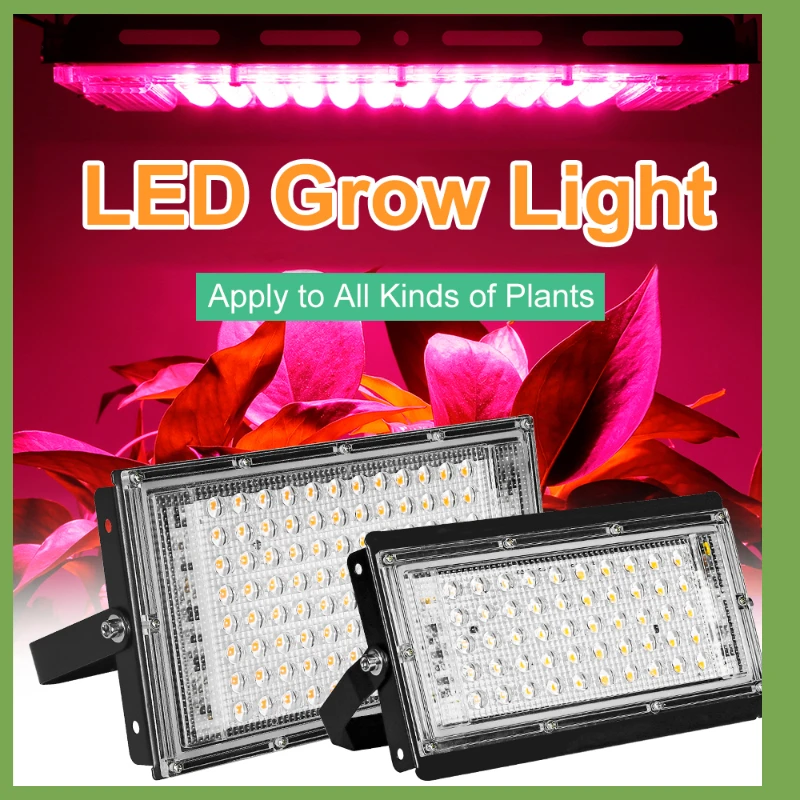 

For Plants 200W LED Grow Light Full Spectrum Phyto Lamp 220V Plant LED For Flowers Tent Growbox Hydroponics Indoor
