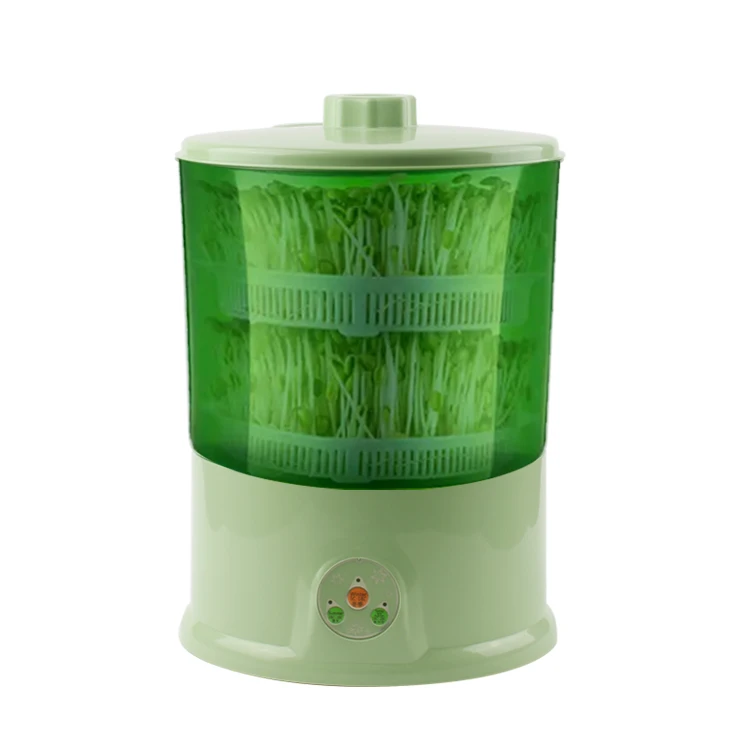 

Интеллектуальный генератор бобов JIQI, автоматический Электрический пробковый термостат с 2/3-мя слоями, ведро для выращивания зеленых овощей и семян, 220 В