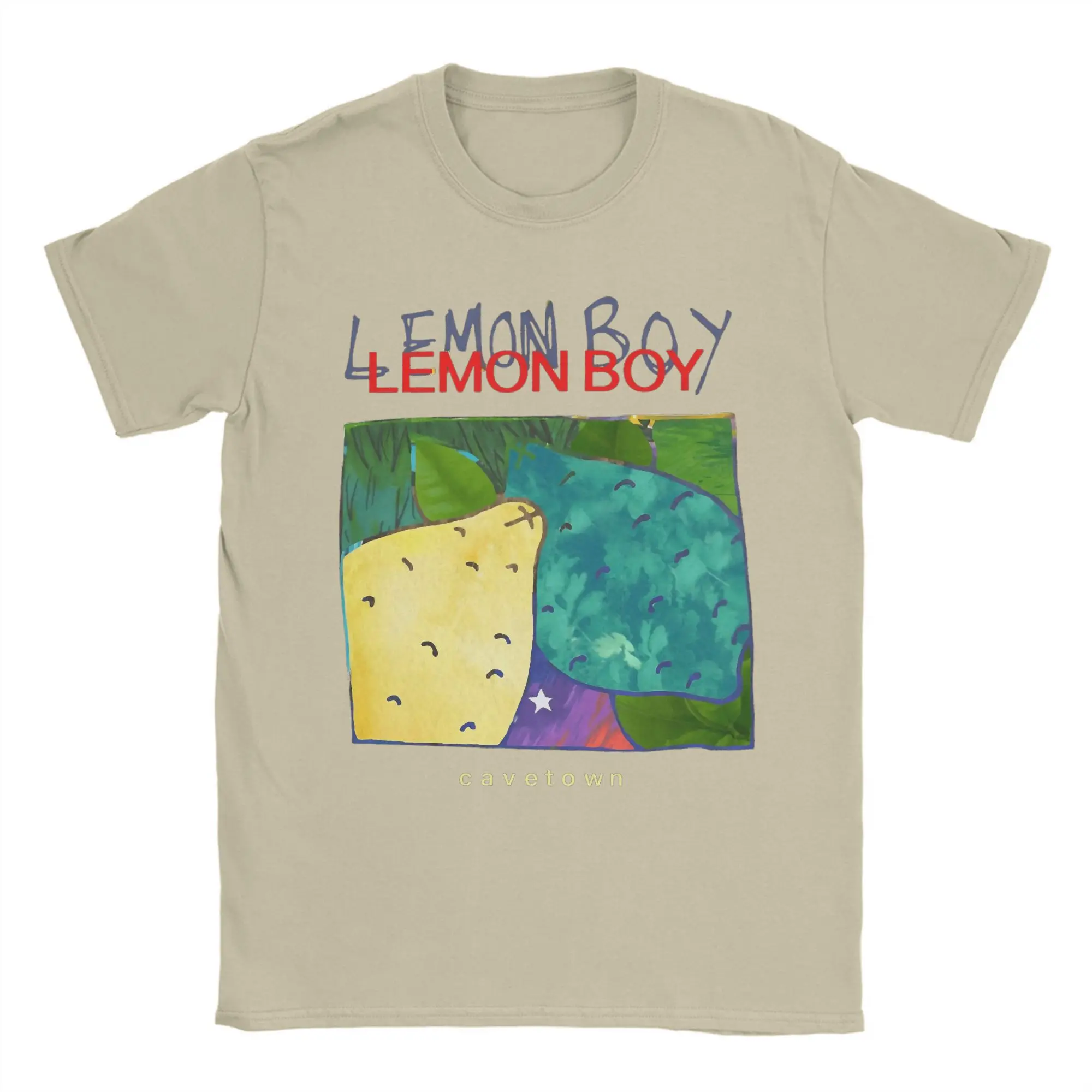 Футболка LEMON BOY Cavetown мужские хлопковые футболки с круглым вырезом большие размеры
