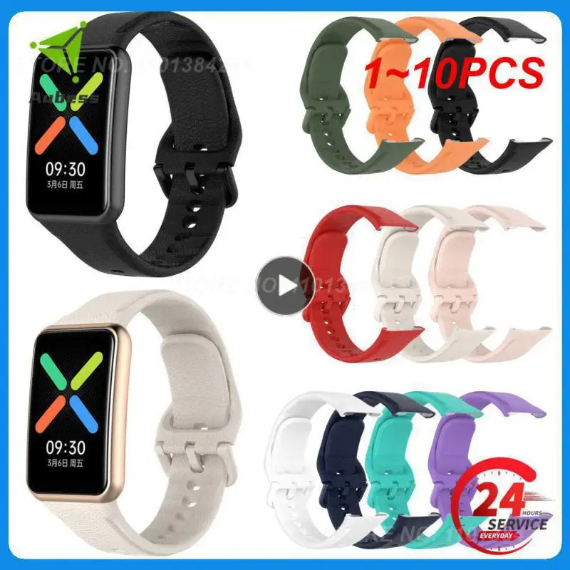

1~10PCS Smart Watch Band Strap For Oppo Watch Free Wrist Straps For Oppo watch free Watch Strap Watchband Bracelet Silicone Belt
