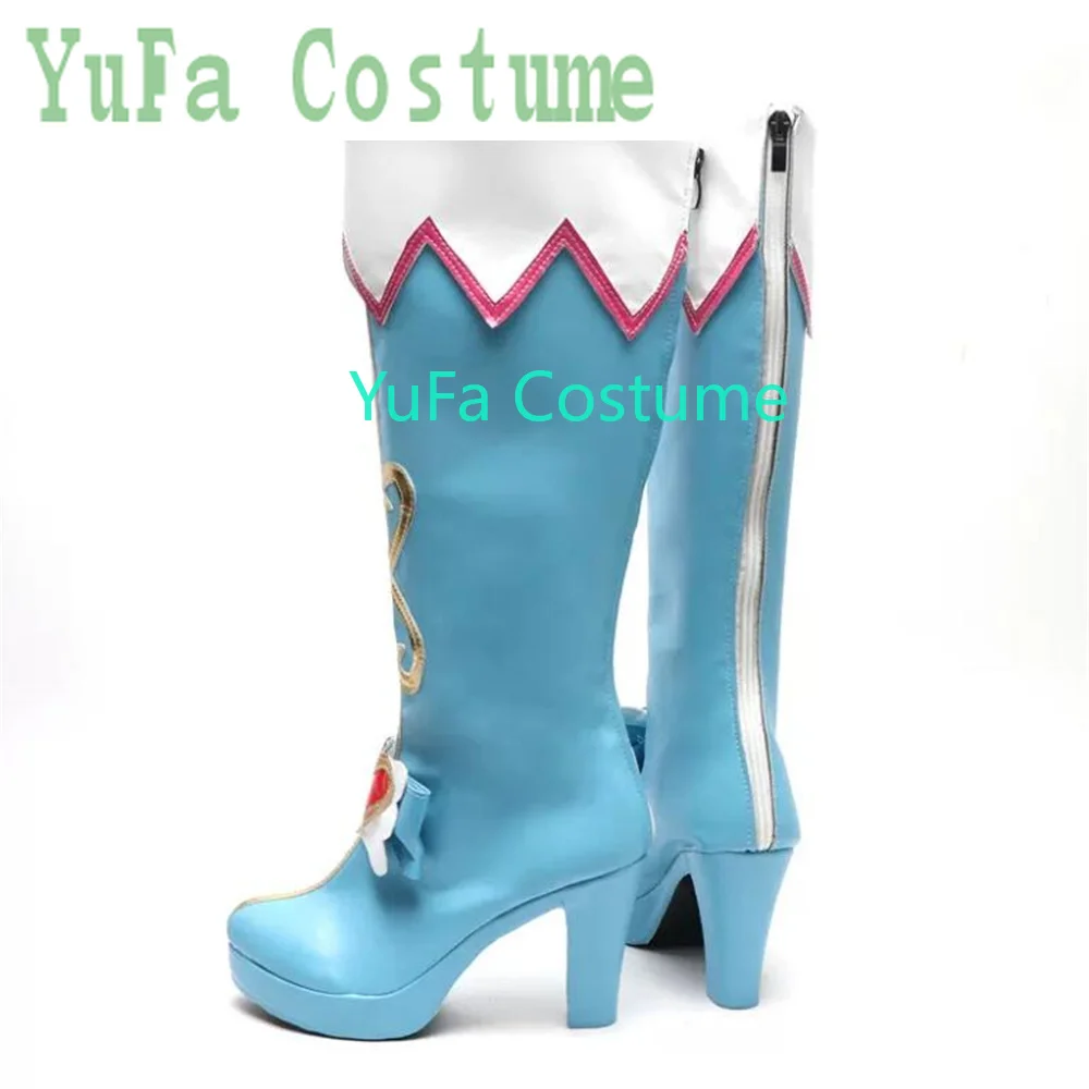 Shiratama Mikan PriPara Обувь для косплея Сапоги Игра Аниме Вечеринка Хэллоуин Рождество YuFa