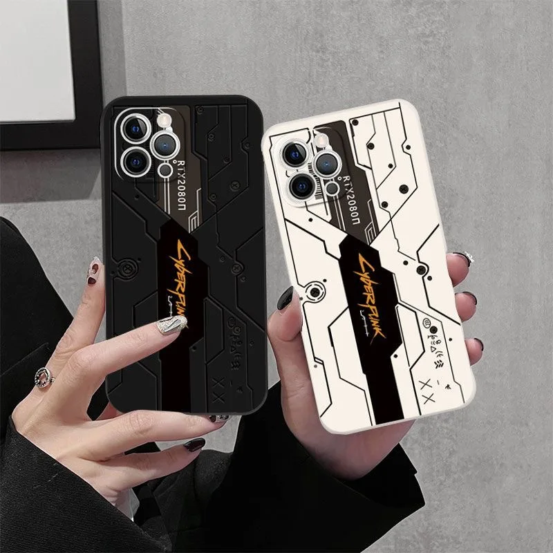 

Compatible For IPhone 11 12 13 14 6 7 6S 8 XR XS MAX Plus 6SPlus 7Plus 6Plus 8Plus 14Plus XSMAX Se 2020 Case Liquid Silicone Sid