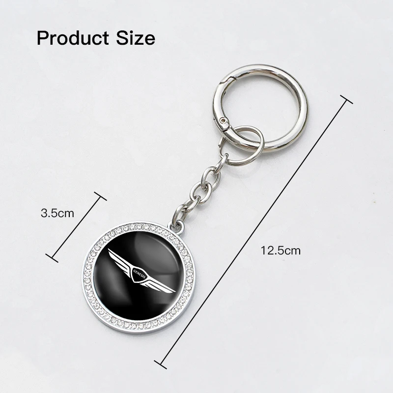 Модный брелок для автомобилей аксессуары ключей Genesis Essentia GV80 Neolun G70 G90 GV90 GV60 X G80 GV70