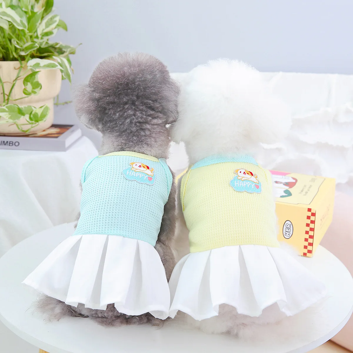 

2023 Pet Clothes Spring and Summer Pet Clothes Dog Clothes Wholesale Puppy Skirt A Generation Dog Dress Dog Clothes 강아지옷