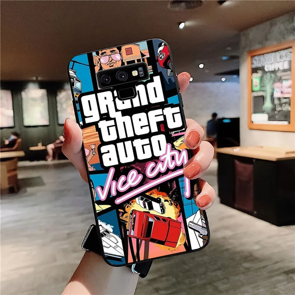 G-GTA 6 G-Grand Theft A-Auto Phone Case For Samsung Note 8 9 10 20 Pro Plus Lite M 11 30 21 31 51 A 22 42 02 03
