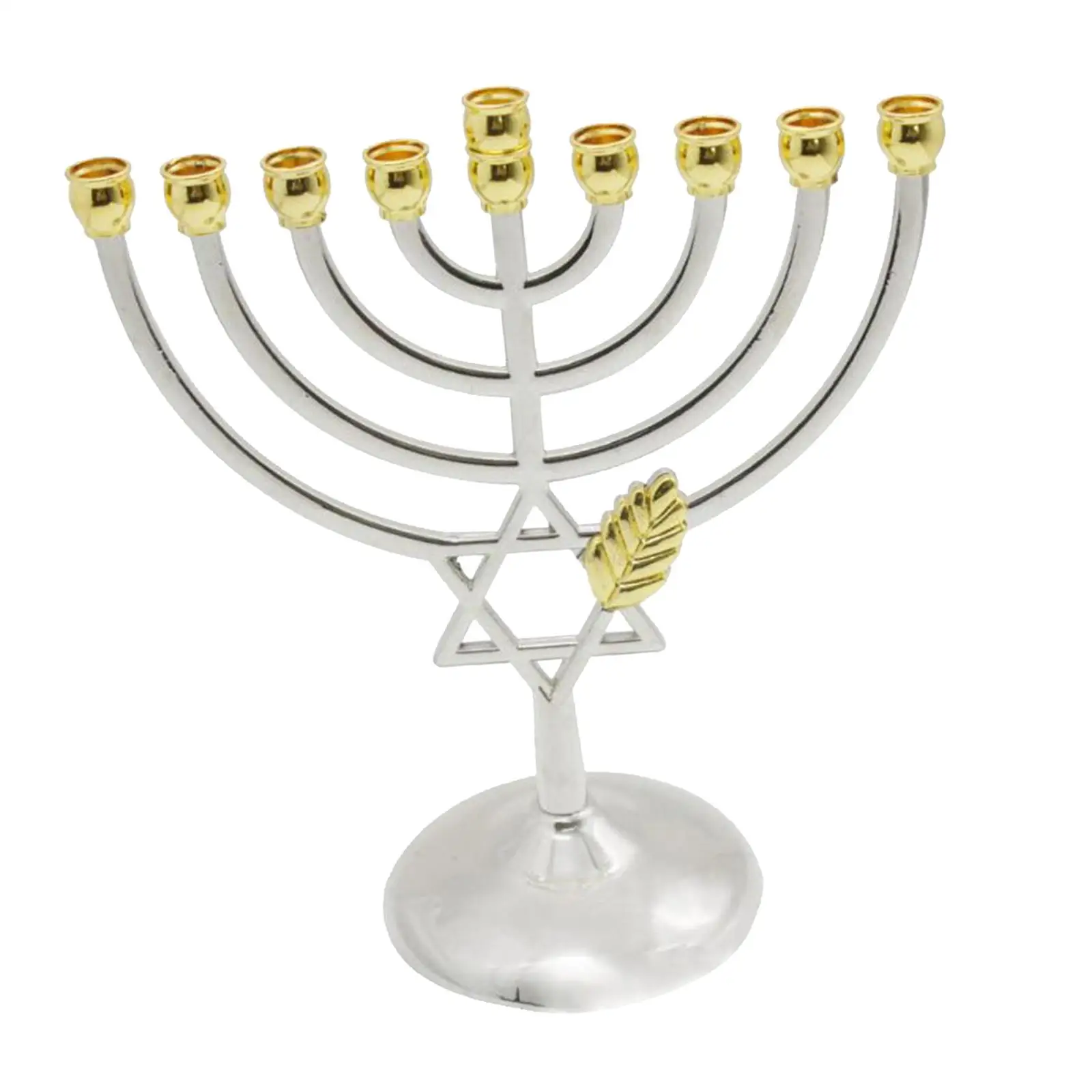 Candelabras Candelabrum 9 Branch Menorah Candlestick For Mantel Hotel Home Party Housewarming