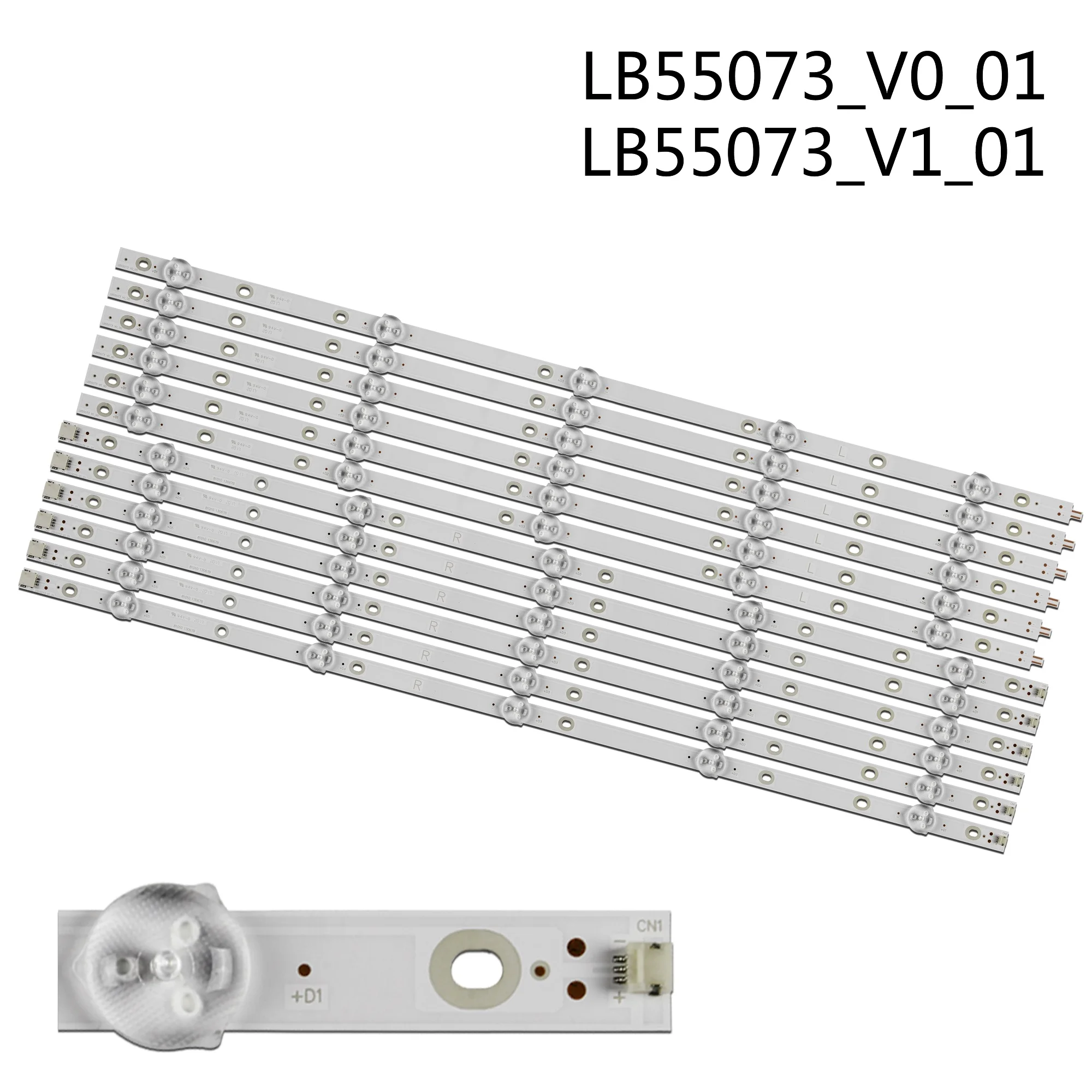 Фото Светодиодная лента TPT550U1 LB55073 V1 LB55132 LB55119 T550QVN05.7 TPT550U1-QVN05.U 210BZ05DR 210BZ05DL LB-PM3030-GJPHP556X10AKV2-L-Y R №1