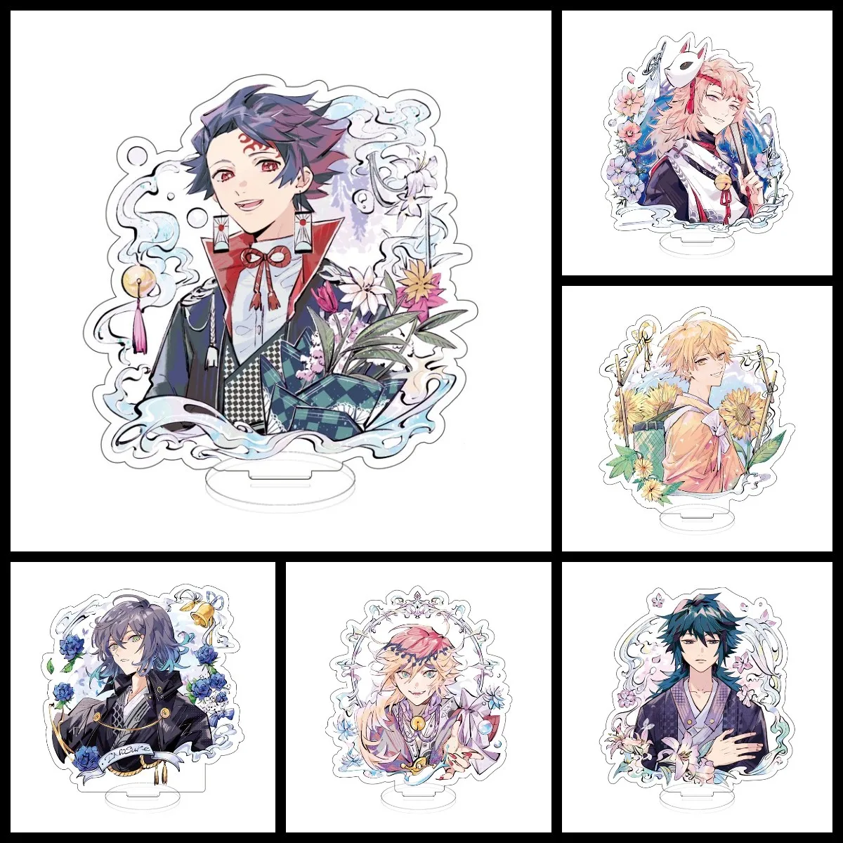 

Anime Demon Slayer Kimetsu No Yaiba Kamado Tanjirou Nezuko Kanawo Zenitsu Inosuke Giyuu Acrylic Stand Figure Model Cute Toys New