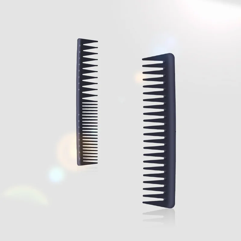 

Multifunctional Modeling Comb Wide Tooth Comb Multifunctional Plastic Flat Large Tooth Comb Texture Comb