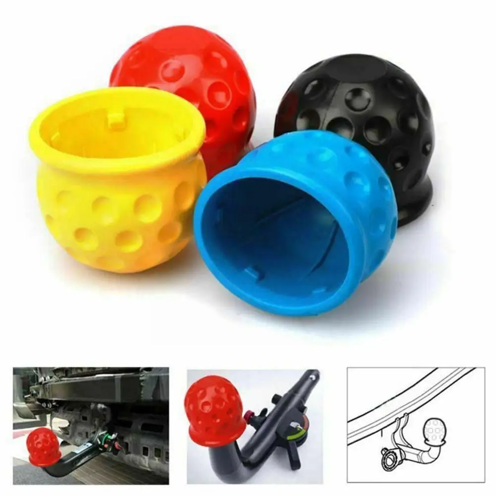 

4 цвета, универсальная крышка для буксирного вала, аксессуары для буксирного прицепа, крышка для сцепного устройства, защита для автомобиля,...