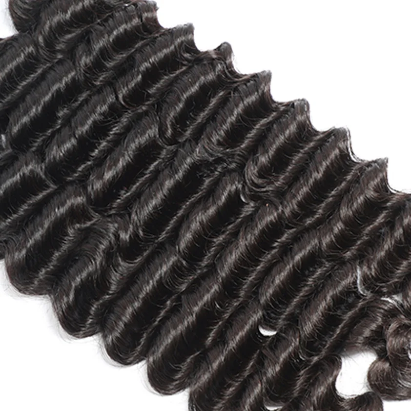 Недорогие бразильские пряди волос CII с глубокой волной 100% натуральные волосы Remy