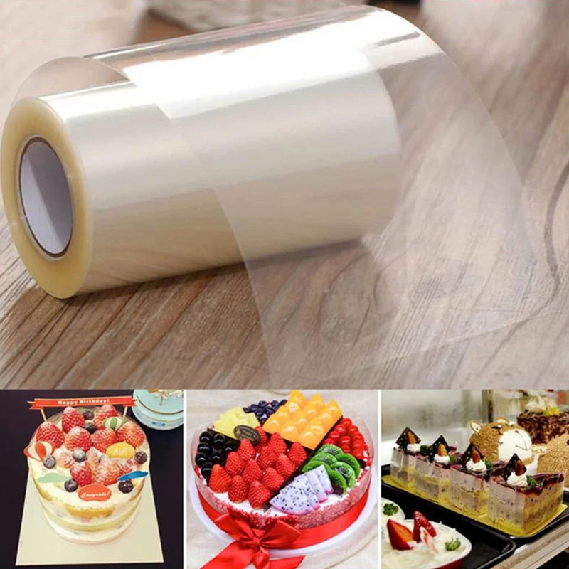 

Прозрачная пленка для торта, ошейник для торта, Аксессуары для выпечки, кухонные аксессуары, инструменты для торта, мусс, шоколадные кондите...